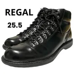【訳あり】◾️REGAL◾️トレッキングブーツ◾️54ER◾️サイドジップ◾️ブラック