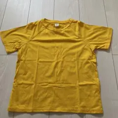 SHEIN キッズ 半袖Tシャツ イエロー 無地