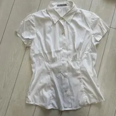 Theory luxe セオリーリュクス 半袖シャツブラウス ペプラム
