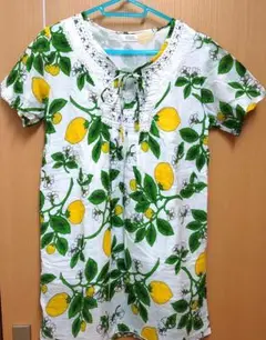 KILKI レモン柄 半袖チュニック