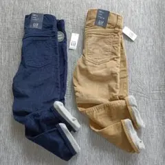 110サイズ　GAP コーデュロイパンツ　2本セット　ライナー付き　ズボン