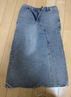 デニムスカート スリット入り
