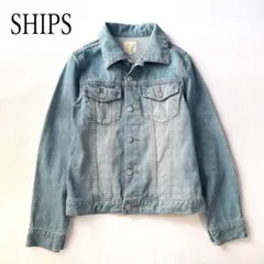 SHIPS デニムジャケット Gジャン 羽織り アウター ジャケット
