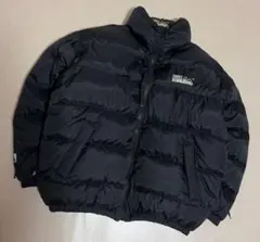 90s FIRSTDOWN リバーシブル ダウンジャケット　ヌプシ 肉厚 黒×黒
