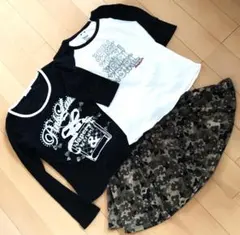 ★美品３点セット★ピンクラテ/ X-girl /Mc sister ★秋冬セット