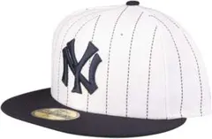 New Era NY刺繍ベースボールキャップ ストリート White CAP