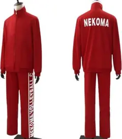 ハイキュー 音駒高校 ジャージ セットアップ 赤 レッド Mサイズ ハイキュー 音駒高校 ジャージ セットアップ 赤 レッド Mサイズ 楽天