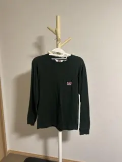 BEN DAVIS 長袖 Tシャツ ダークグリーン