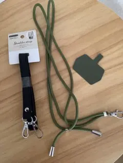 ショルダーストラップセット（オリーブグリーン・ブラック）