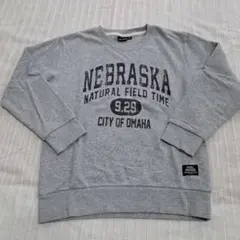 FEEL PERGE NEBRASKA トレーナー 150　グレー