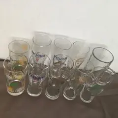 ビールグラス 9個、ビールジョッキー1個　セット