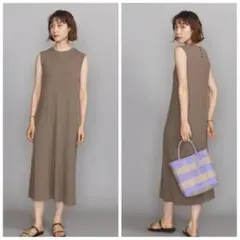 ・アローズ/BY リブフレアノースリーブワンピース/伸縮性⚪︎/定価1.4万