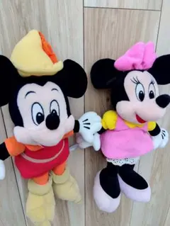 ミッキーマウス・ミニーマウス ぬいぐるみ 3体 セット