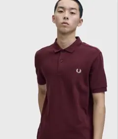 FRED PERRY ポロシャツ バーガンディ Lサイズ - メルカリ