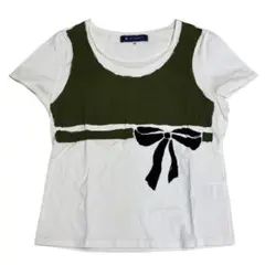 M'S GRACY 半袖カットソー ピンク リボン - メルカリ