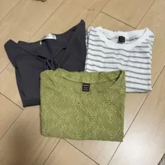 SHEIN しまむら半袖 Tシャツ ３枚セット