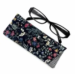 ハンドメイド　メガネケース