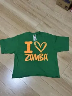 I ❤️ ZUMBA Tシャツ 緑