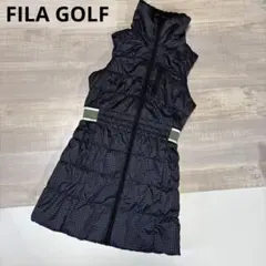 フィラゴルフ★撥水★ストレッチ★中綿★ダブルジップワンピ【レディース サイズM】