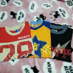Tシャツ 130cm 3枚 ミッキー