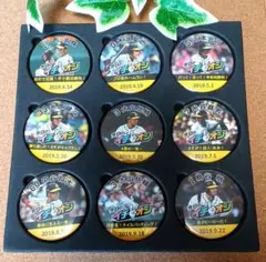 阪神タイガース イチオシ缶バッチ 2019年 9個セットのサムネイル