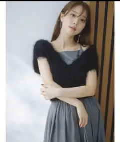 SNIDEL 新品 ラメプルオーバーセットワンピース