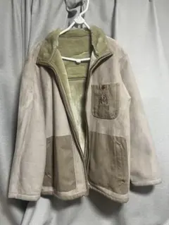 CROSS HAVEN 裏ボア　ムートンジャケット M ベージュ