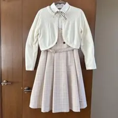 メゾピアノジュニア　ワンピ&シャツ&ボレロ　セット　セレモニー