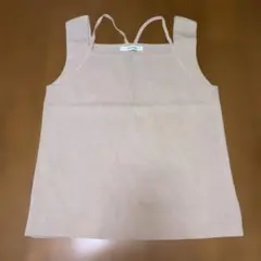 【F】jeanasis ソウバリタンク ベージュ