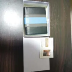 y*中様 牛革財布 黒/茶/青
