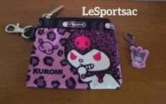 LeSportsac × 쿠로미 ポーチキーフォルダー付