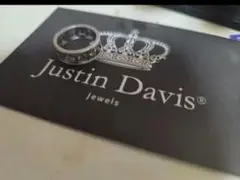 Justin Davis リング 指輪 ブラックストーン - メルカリ