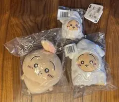 ちいかわ　うさぎ　たこイカくじ　マスコット　ぬいぐるみ　まとめ売り3点