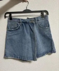 デニムショートパンツ　デニムスカート