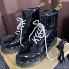 【値下げ】ドクターマーチン エナメル UK7 8ホール 25.5～26cm