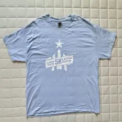 古着 半袖Tシャツ 水色