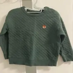 UNIQLO キルティング トレーナー 90cm きつね