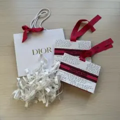 ディオール　バレンタイン限定　2026 ショップ袋　ギフトボックス