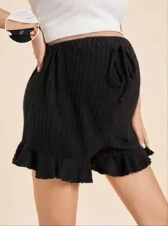SHEIN ブラック マタニティショートパンツ L