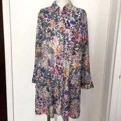 新品 ON,DO & RELAX ロングワンピース リバティ ノースリーブ L - メルカリ