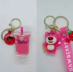ディズニー★ロッツォ★キーホルダー★イチゴ