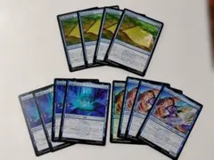 水の技の奥義書・精霊のオアシス・水の技の天才、カタラ　4枚セット　計１２枚