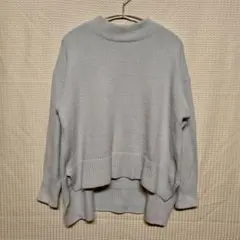 【Elura】セーター 前丈短め レディース ゆったりニット 長袖 秋冬