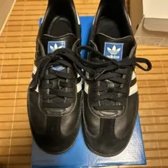 adidas ブラック スニーカー SAMBA