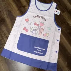 エプロン　保育士　新品タグ付き　M-Lサイズ　大人　キティのサムネイル