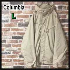 《人気》Columbia コロンビア　ブルゾン　ドローコード付き　ベージュ　Lのサムネイル