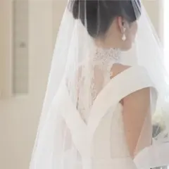 2wayウェディングドレス　桂由美(下着、グローブ、ベールセット)