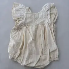 べべホリック フリル付きロンパース