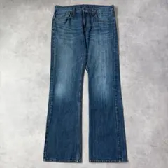 リーバイス527 Levis W34 フレア ブーツ 青 古着 ヒゲ 21581 - メルカリ