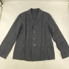 【美品】ヨーガンレール リネン100% 藍染 羽織り ジャケット 麻 インディゴ 美品】ヨーガンレール リネン100% 藍染 羽織り ジャケット 麻 インディゴ